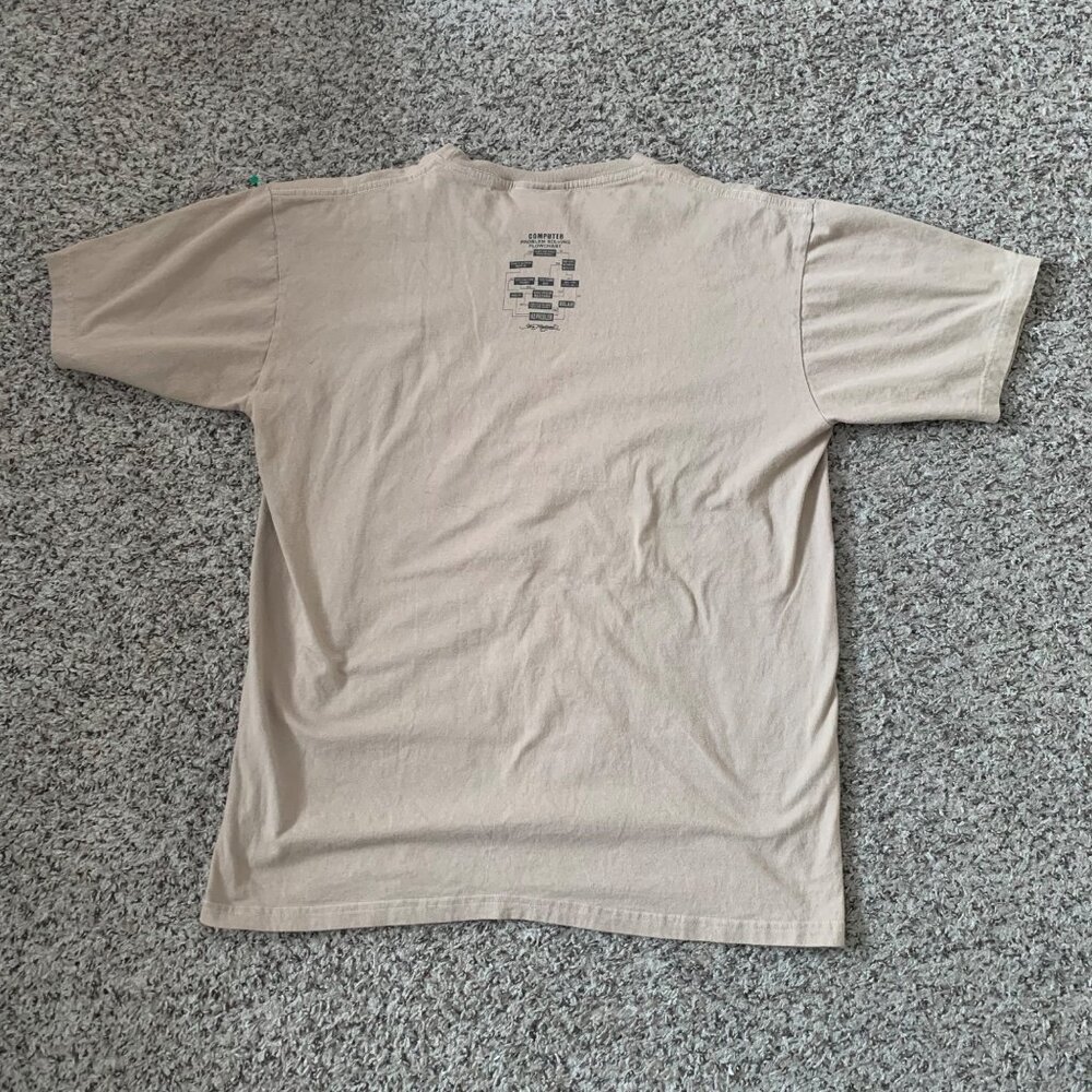 Funny Computer Problem Solving Flowchart Tan T-Sh… - image 3